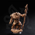 Hvitabjörn – Druid of the White Tundra - 3D Printed Druid Character Miniature