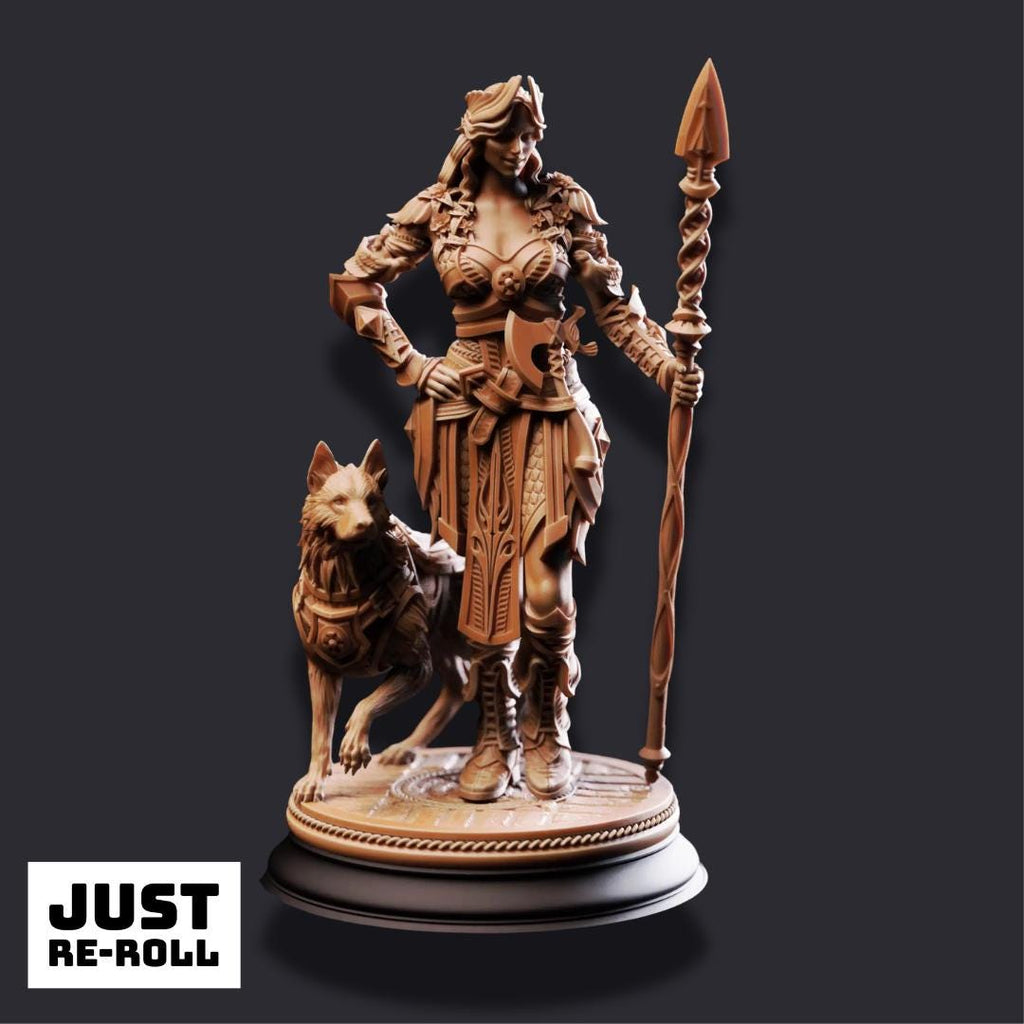 Frøya – Maiden of Life - 3D Printed Druid Character Miniature