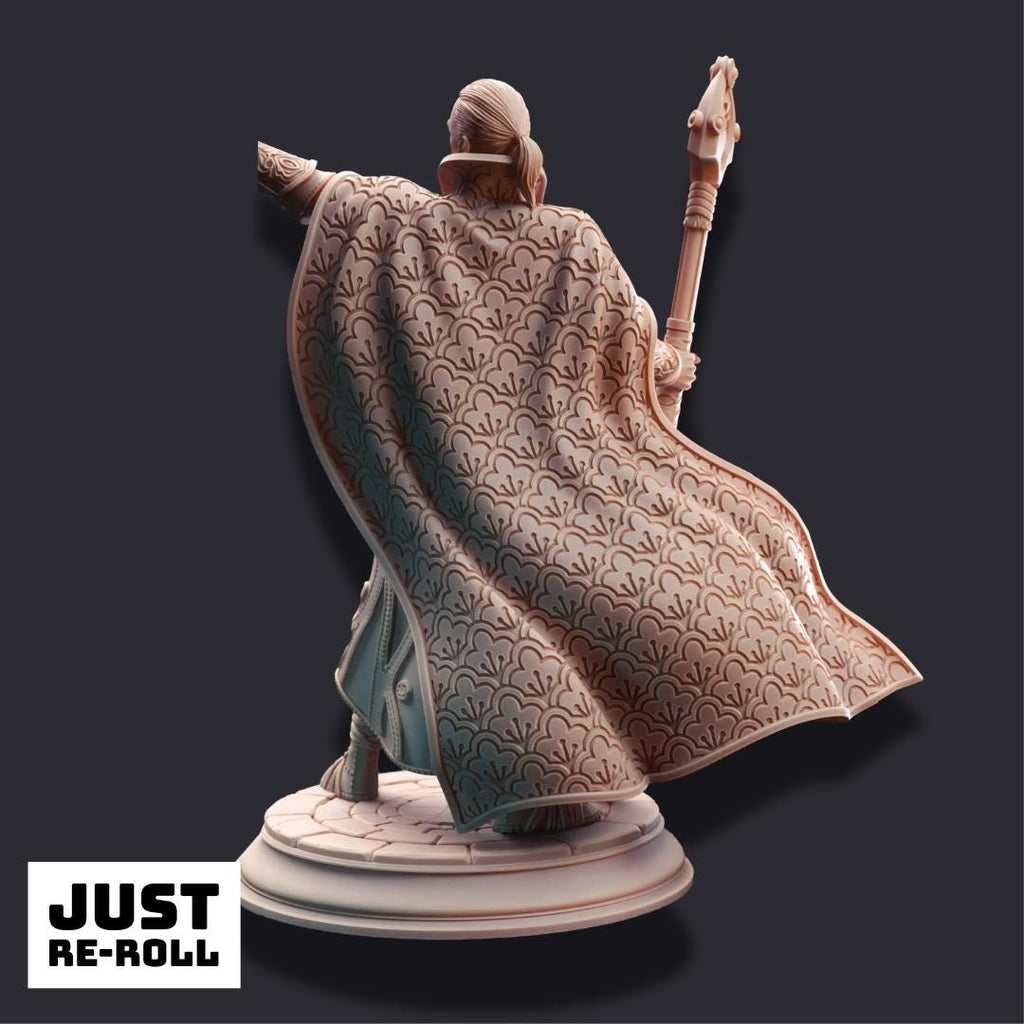 Jonas the Trick – Illusionist Wizard - 3D Printed Wizard Character Miniature