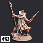 Artemis of Canos Wizard Miniature – 3D Printed Resin Fantasy Character