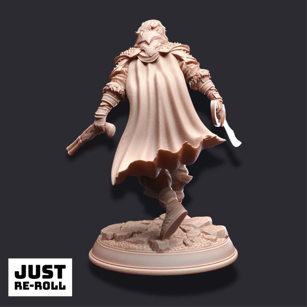 Derrick the Fin – Dusty Dirks Boss - 3D Printed Rogue Character Miniature