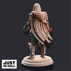 Sylvios the Slip – Elven Rogue Gambler - 3D Printed Rogue Character Miniature