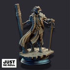 Harvold “Blue Eyes” Stalson – Soulforged Swashbuckler - 3D Printed Rogue Character Miniature