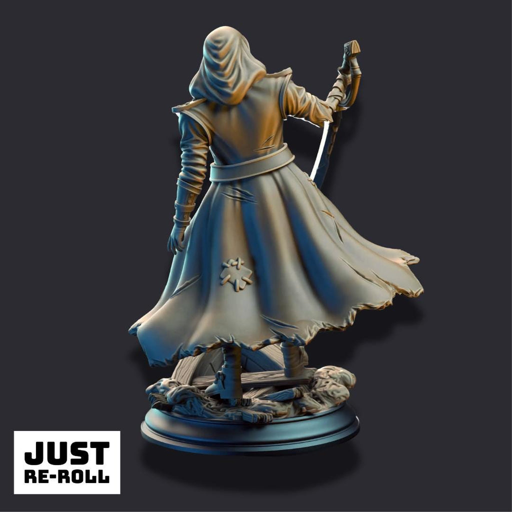 William Jones – Revenant of the Damned Galleon - 3D Printed Rogue Character Miniature
