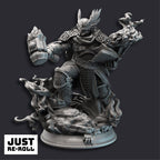 Gorozai Warden of the Sacred Fire - 3D Printed Cleric Character Miniature
