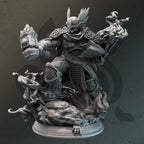 Gorozai Warden of the Sacred Fire - 3D Printed Cleric Character Miniature