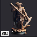 Ilvias the Reaper Silver Dragonkin Warlock - 3D Printed Warlock Character Miniature
