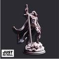 Jeanne du Lac Maiden of Justice - 3D Printed Paladin Character Miniature