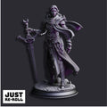 Ilnia Vasrith Paladin of the Moon’s Sanctum - 3D Printed Paladin Character Miniature