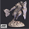 Cardioth Holy Paladin - 3D Printed Paladin Character Miniature