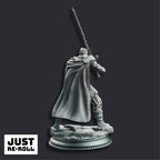 Field Marshal Kurt Williams Commander of Baldur - 3D Printed Paladin Character Miniature