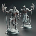 Ser Claudius Knight of the Tower - 3D Printed Paladin Character Miniature