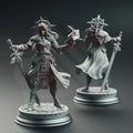 Johanna Saffron the Scorned Vengeance Paladin - 3D Printed Paladin Character Miniature