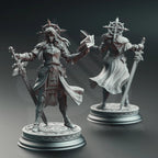 Johanna Saffron the Scorned Vengeance Paladin - 3D Printed Paladin Character Miniature