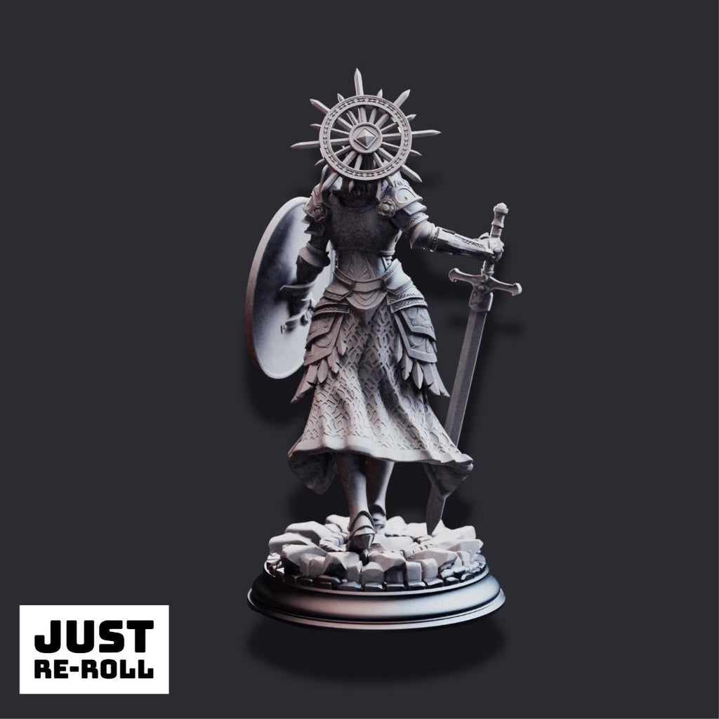 Soleria – The Judge - 3D Printed Paladin Character Miniature