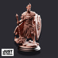 Glancalion – Paladin of the First Flame - 3D Paladin Miniature