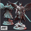 Syelros The Ender - 3D Printed Paladin Character Miniature