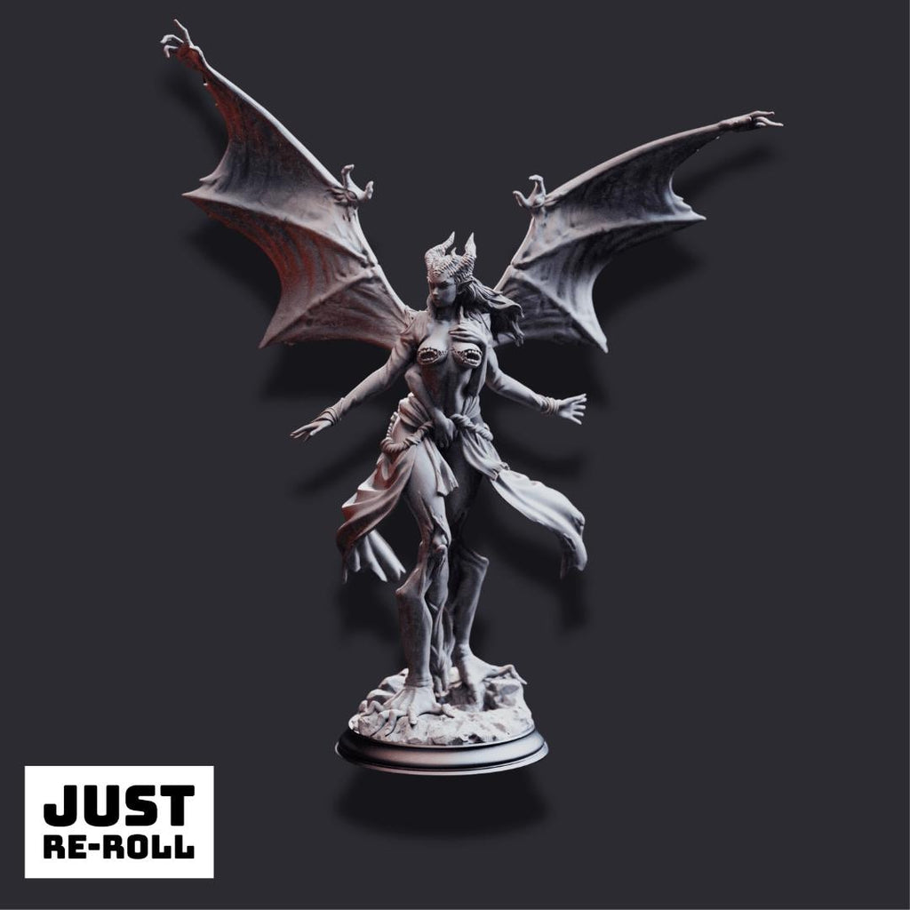 Luxuria of the Second – Devil of Lust & Hatred - 3D Printed Monster Character Miniature