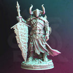 Deathknight – Morian Fairhair - 3D Printed Fighter Character Miniature