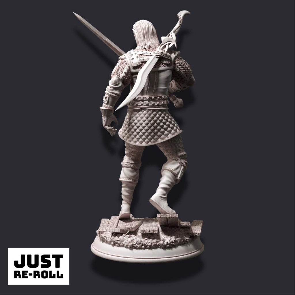Tarick Wolfheart - 3D Printed Fighter Character Miniature