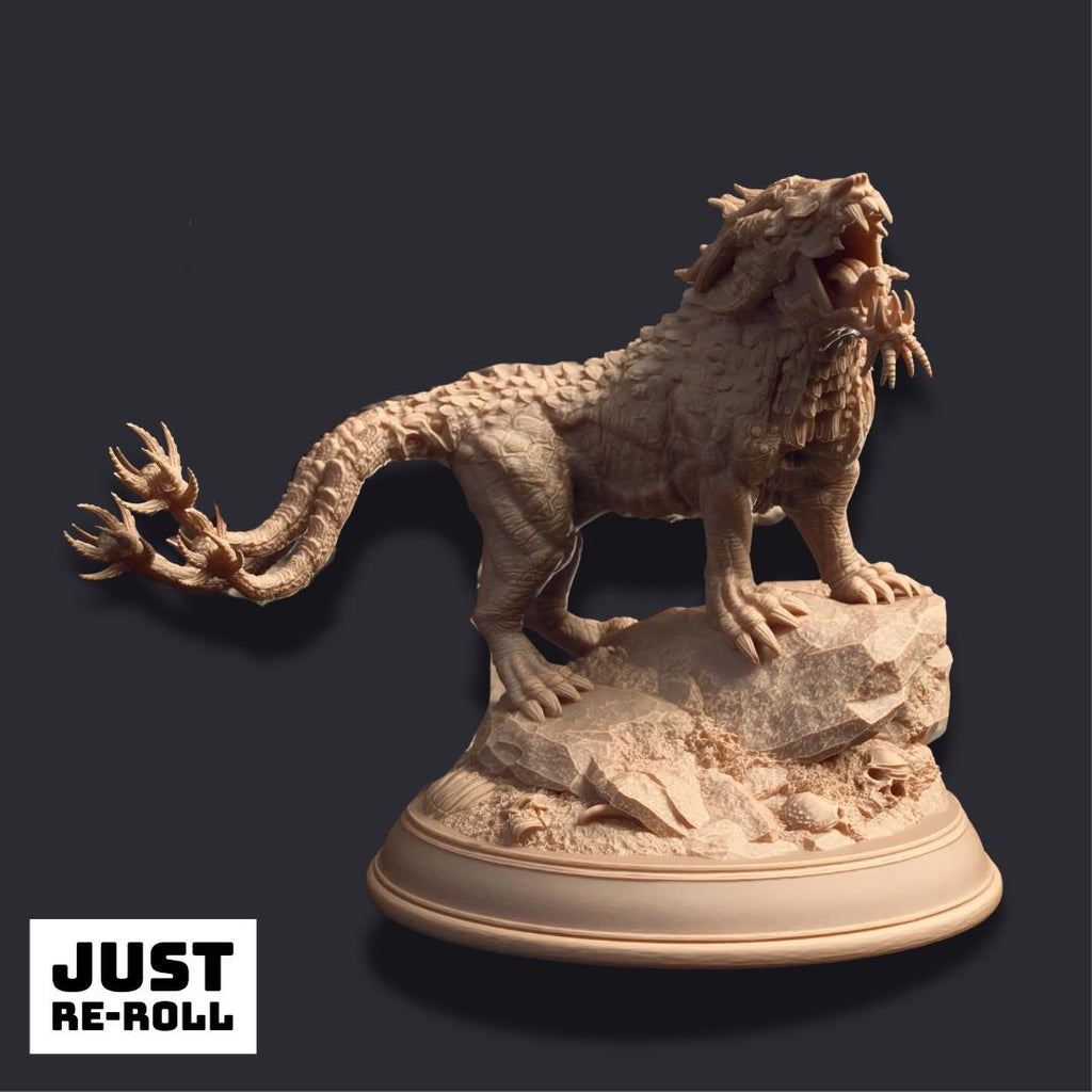 Estranith – Godless Panther - 3D Printed Monster Character Miniature
