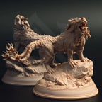 Estranith – Godless Panther - 3D Printed Monster Character Miniature