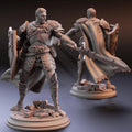 Lizarin – Paladin of Renmaeth - 3D Printed Paladin Character Miniature