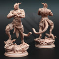 Kuthrak’va – Dragonborn Pugilist - 3D Printed Barbarian Character Miniature