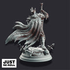 Ser Elias the Forgotten – Knight of the Void - 3D Printed Fighter Character Miniature