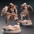 Jorjie of Hvirna Veteran Fighter - 3D Printed Fighter Character Miniature