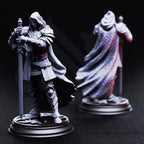 Visage The Faceless Knight - 3D Printed Fighter Character Miniature