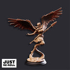 Daughters of Death Valkyrie Shieldmaidens - 3D Printed Fighter Character Miniatures