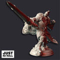 Vastergotten Grand Lancer - 3D Printed Barbarian Character Miniature