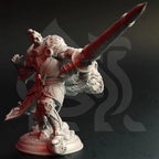 Vastergotten Grand Lancer - 3D Printed Barbarian Character Miniature