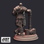 Froth the Belligerent - 3D Printed Barbarian Character Miniature