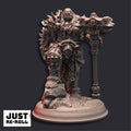 Gazza the Arrowproof Orc Warboss - 3D Printed Barbarian Character Miniature
