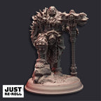 Gazza the Arrowproof Orc Warboss - 3D Printed Barbarian Character Miniature