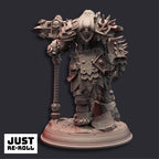 Gazza the Arrowproof Orc Warboss - 3D Printed Barbarian Character Miniature