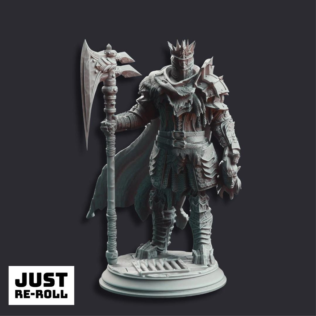 Gerhardt the Unwavering Duke’s Executioner - 3D Printed Barbarian Character Miniature