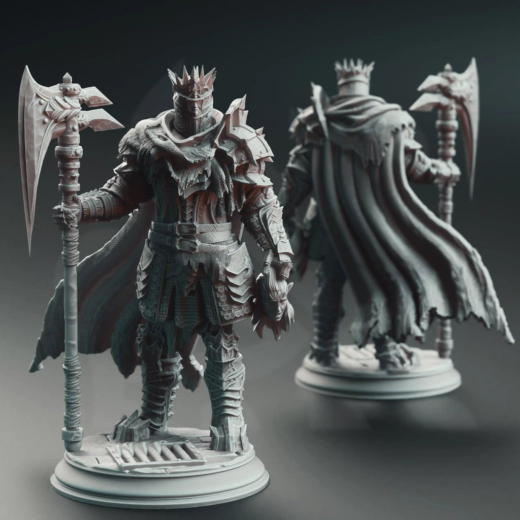 Gerhardt the Unwavering Duke’s Executioner - 3D Printed Barbarian Character Miniature
