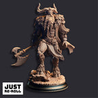 Jonah of the Badlands Satyr Mercenary - 3D Printed Barbarian Character Miniature