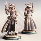 Lady Cirilia of the Reach – High Inquisitor - 3D Printed Gunslinger Character Miniature