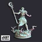 Druid of The Stars Aurelion - 3D Printed Druid Character Miniature