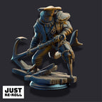 Baz “Smiley” Armstrong – Sharkman Enforcer - 3D Printed Barbarian Character Miniature