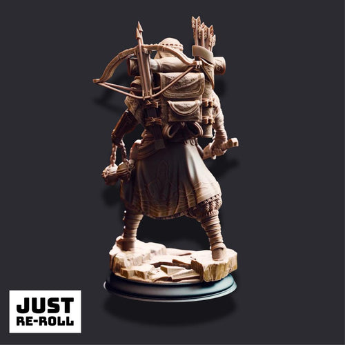 Anatolius of the Far Sands – Soulforged Wanderer - 3D Printed Ranger Character Miniature