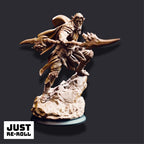 Reyvith the Valiant – Valadhar Veteran - 3D Printed Rogue Character Miniature
