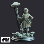 Cordelia the Homestead Hermit Halfling Druid - 3D Printed Druid Character Miniature
