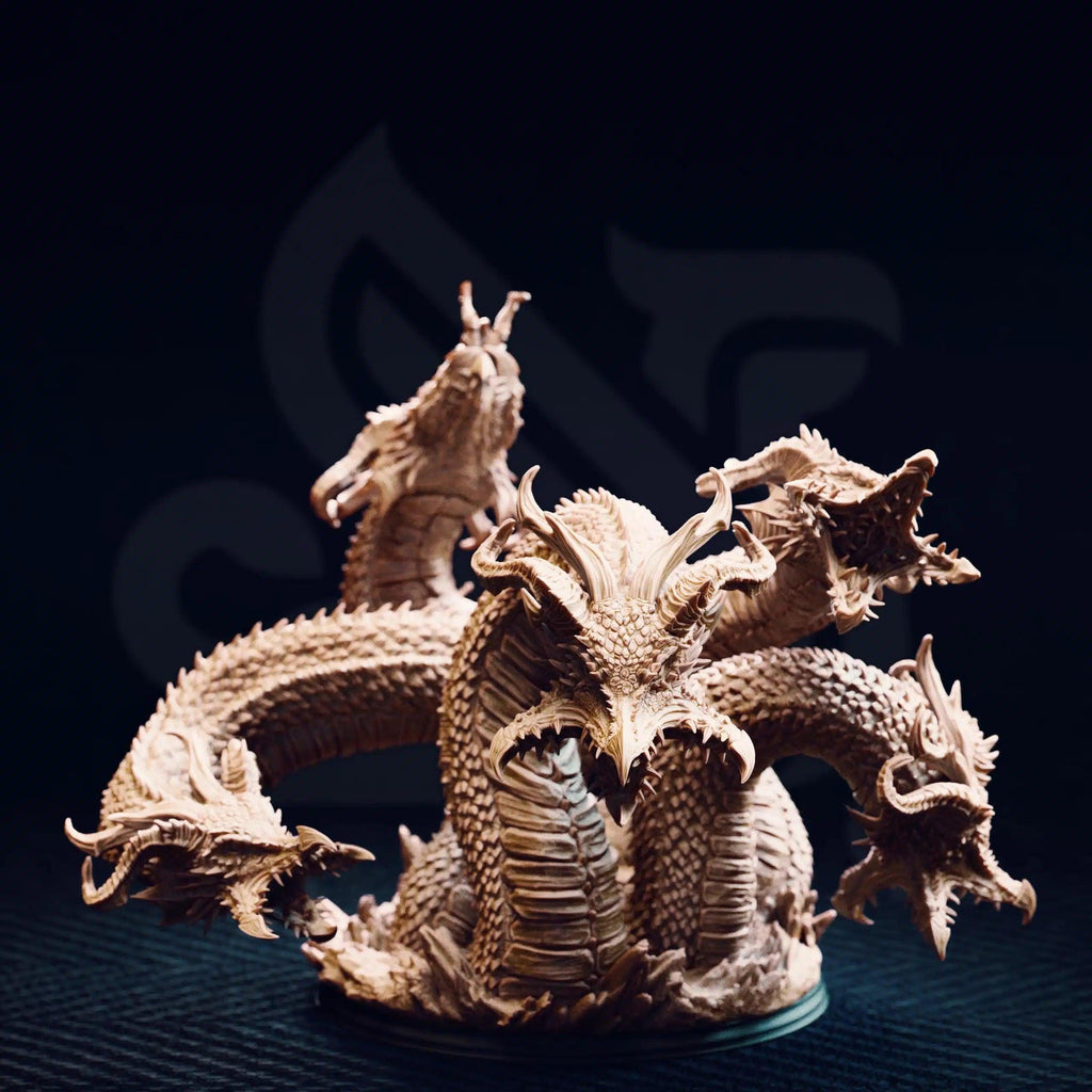 Algaira – Hydra of the Shifting Dunes - 3D Printed Monster Miniature