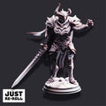 Vilnais the Ashen – Forsaken Paladin - 3D Printed Paladin Character Miniature