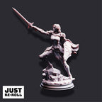 Hitalia – Paladin of Glanion - 3D Printed Fighter Character Miniature